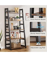 Tribesigns 5-Tier Bookshelf Modern Bookcase, 5 Shelf Ladder Book Storage Organizer for Living Room, Home Office