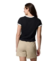 Columbia Women's Rolling Bend Graphic Ringer Top