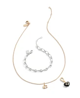Coach Black Collectible Signature C Heart Charms