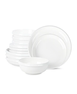 Stone Lain Verso 12-Pc. Dinnerware Set, Service for 4