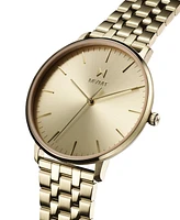 Mvmt Men's Legacy Slim Gold Tone Stainless Steel Bracelet Watch, 42mm