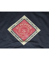 Dr. Pepper Big & Tall Nostalgia Logo Black Graphic