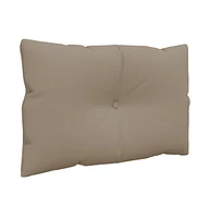 Pallet Cushions 3 pcs Taupe Fabric