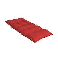 Highback Chair Cushions 2 pcs Red Oxford Fabric