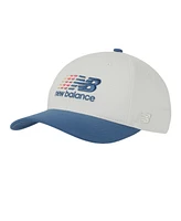 New Balance Stacked Logo Sea Salt Baseball Cap