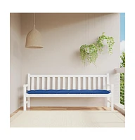 Garden Bench Cushion Royal Blue 78.7"x19.7"x2.8" Oxford Fabric