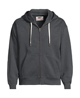 Lands' End Men's Long Sleeve French Terry Full Zip Hoodie