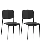 Modern Dining Chair Set of 2 Sleek and Durable Seating for Room or Kitchen