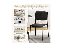 Modern Dining Chair Set of 2 Sleek and Durable Seating for Room or Kitchen