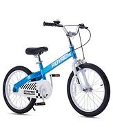 RoyalBaby Formula 20" Kids Bike with Kickstand, Dual Hand Brakes, and Adjustable Handlebar & Seat, for Boys and Girls Ages 3 to 10, Blue