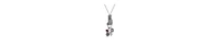 2028 Cat Charm Holder Glass Bead Necklace