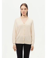 Gobi Cashmere Women's 100% 3D Cashmere Button-up Cardigan