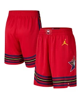 Jordan Men's Red 2025 Nba All-Star Game Authentic Swingman Shorts