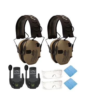 Walker's Razor Slim Electronic Shooting Hearing Protection Muff (2-Pack) Bundle