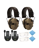 Walker's Razor Slim Electronic Shooting Hearing Protection Muff (2-Pack) Bundle