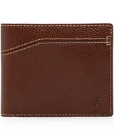 Brooks Brothers Men's Cayman Leather Wallet with Change Purse