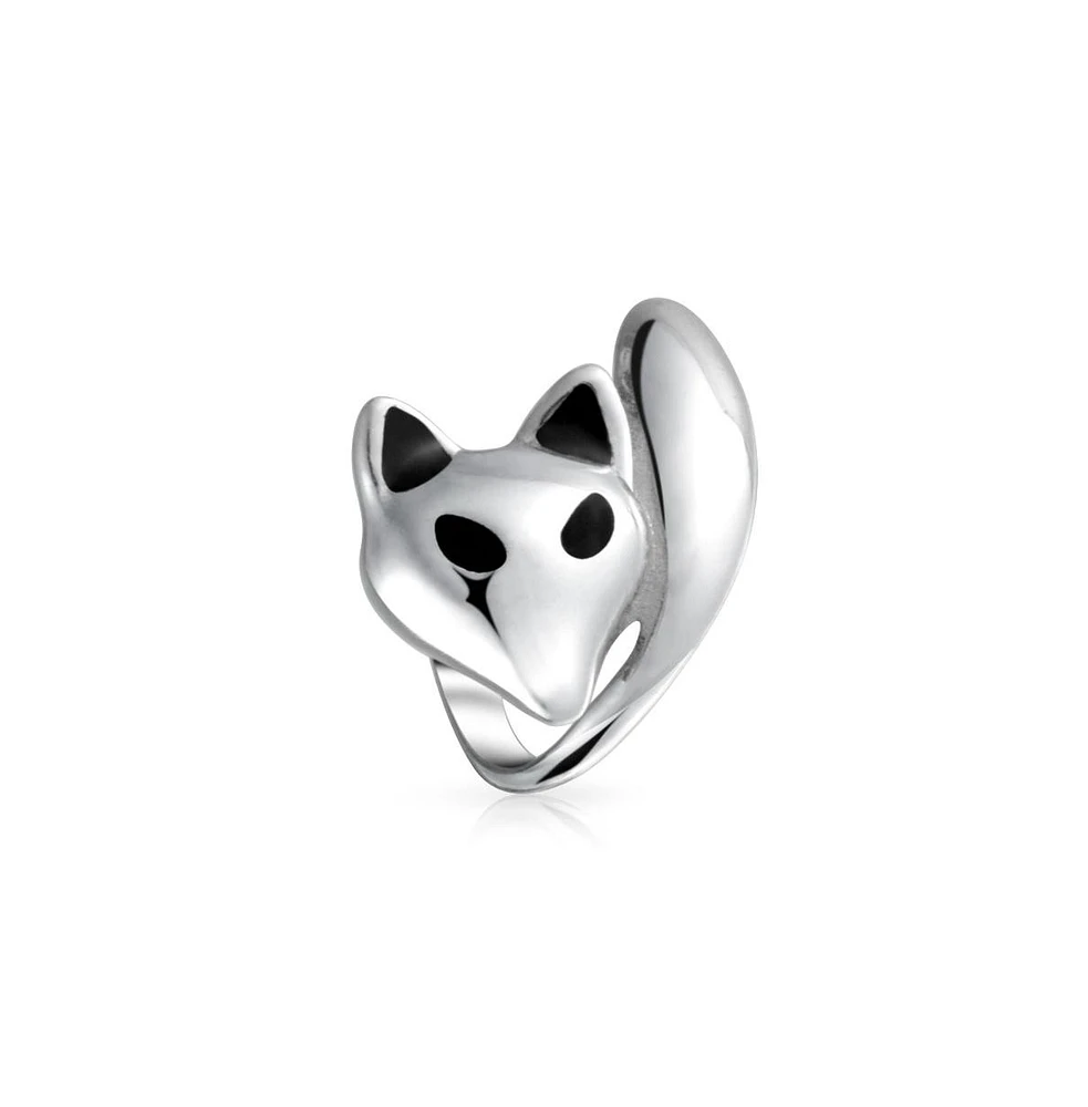 Bling Jewelry Foxy Lady Charm Bead Sterling Silver for European Bracelet