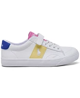 Polo Ralph Lauren Little Girls Ryley Fastening Strap Casual Sneakers from Finish Line