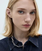 Mango Women's Rinse-Wash Denim Shirt
