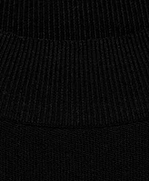 Mango Women's Perkins-Neck Short-Sleeved Sweater