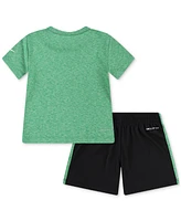 Nike Baby Short-Sleeve Logo T-Shirt & Shorts, 2 Piece Set