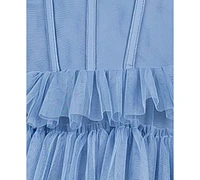 B Darlin Juniors' Corset Ruffled Gown