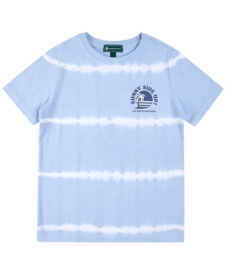 Brooks Brothers Big Boys Sunny Side Up Tie Dye Graphic T-Shirt