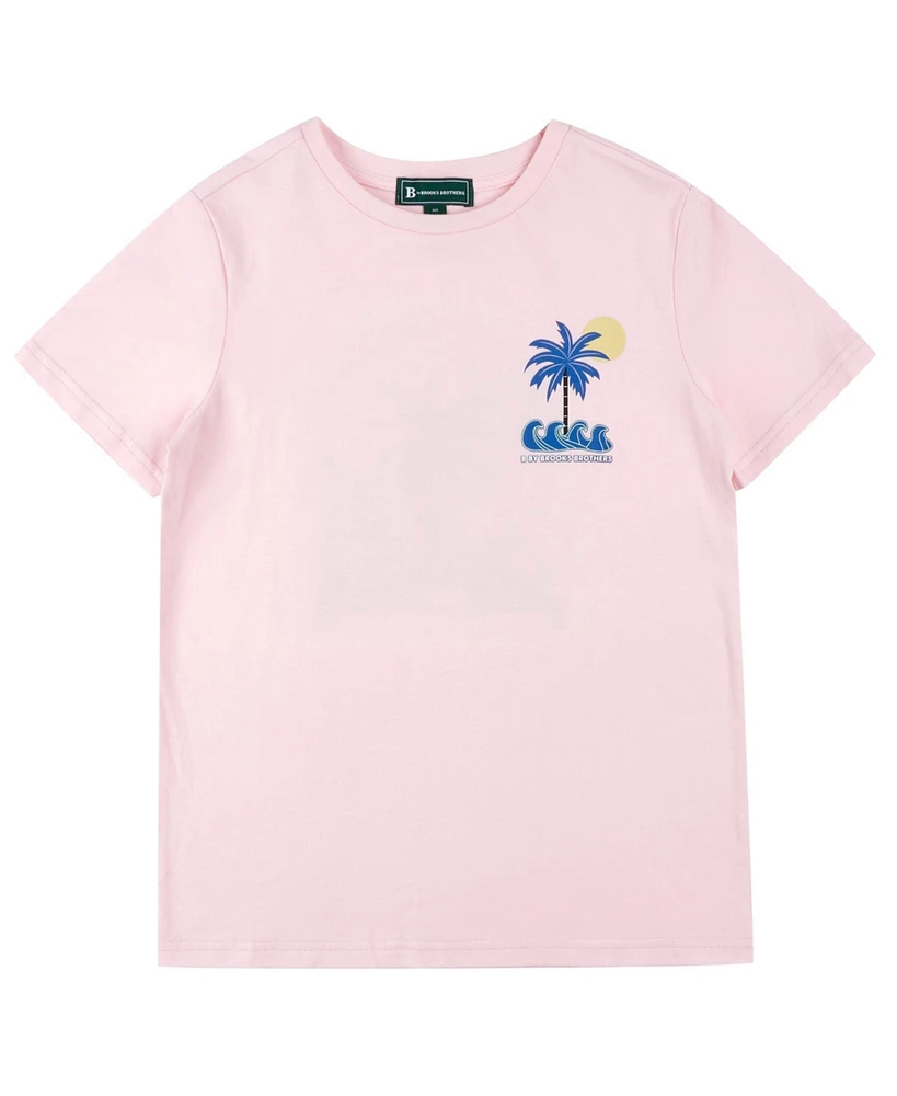 Brooks Brothers Big Boys Tropical Graphic T-Shirt