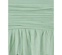 B Darlin Juniors' Strapless Ruffle-Skirt Gown