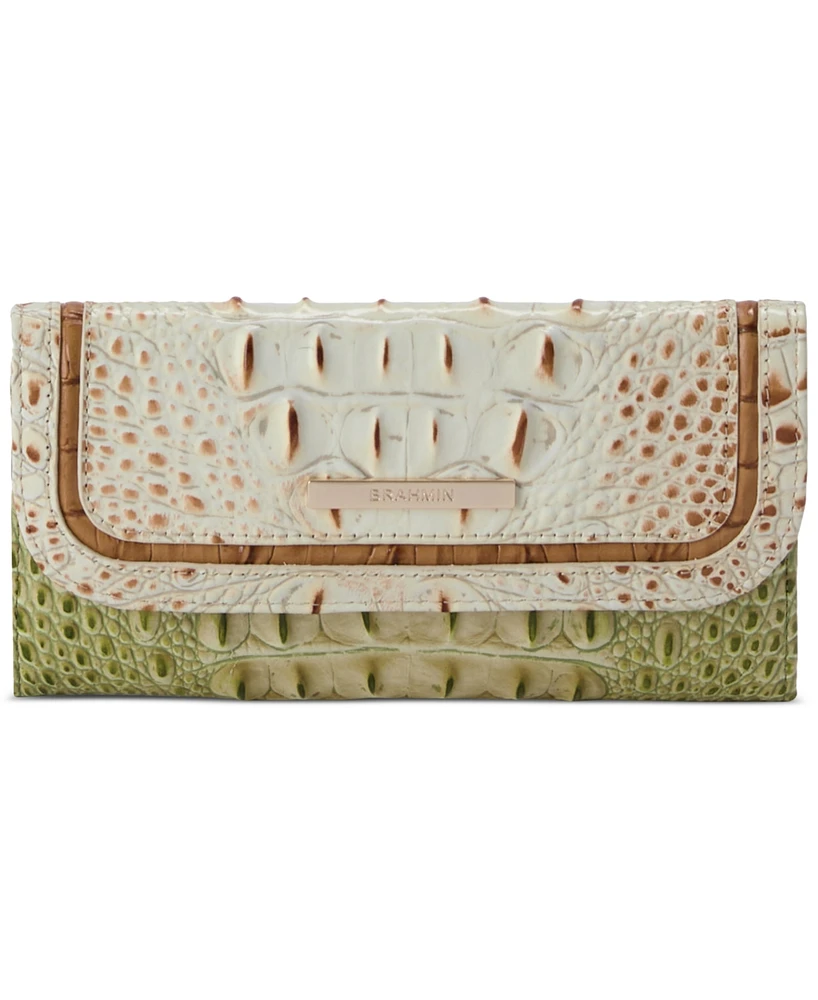 Brahmin Cordelia Azurine Leather Wallet