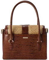 Brahmin Hallie Melbourne Small Leather Satchel