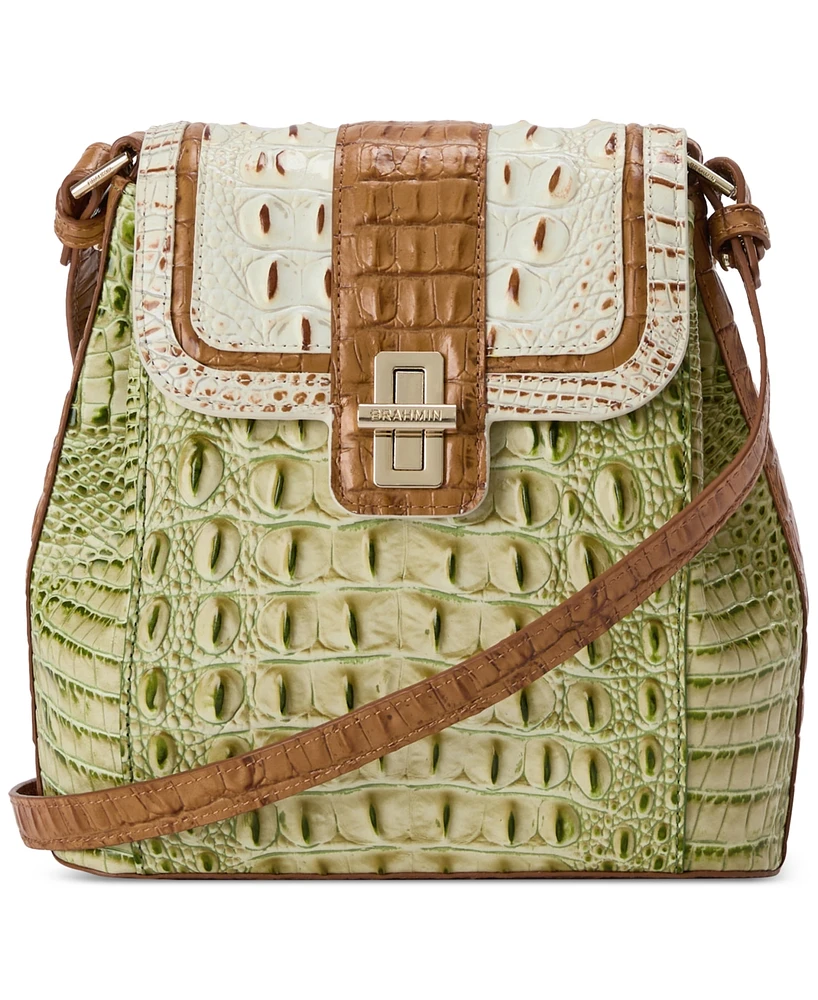 Brahmin Margo Azurine Small Leather Crossbody