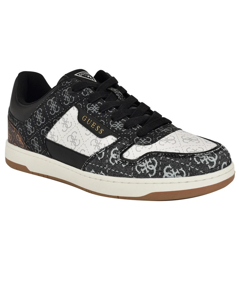 Guess Men's Tirry Low Top Lace Up Fashion Sneakers