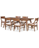 Greystone Ii 7-Pc. Dining Set (Rectangular Table & 6 Chairs)