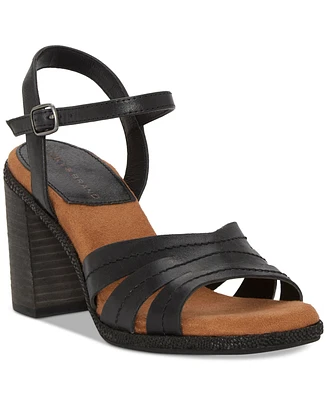 Lucky Brand Women's Fanesa Strappy Block-Heel Dress Sandals