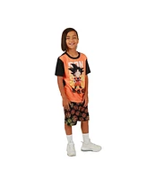 Dragonball Z Son Goku Youth 2-Piece Short-Sleeve Pajama Set-10/12