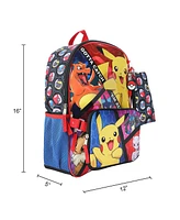 Pokemon Trainer Gotta Catch 'Em All Youth 5-Piece Backpack Set