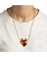 Shrek Fiona Ogre Crown Ears Headband and Heart Necklace Set