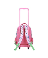 Disney 16" Princesses Girls Rolling Backpack with Adjustable Handle