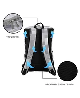 Minecraft Axe Print Gray Backpack