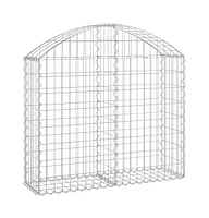 Arched Gabion Basket 39.4"x11.8"x31.5"/39.4" Galvanized Iron