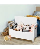 Shoe Storage Bench with Cushion Seat for Entryway