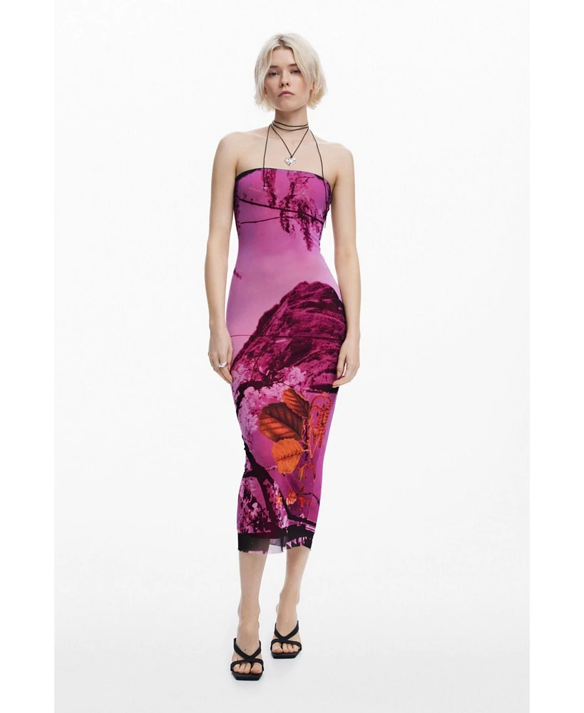 Desigual Women's Dress designed by Mr. Christian Lacroix