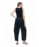 Nocturne Women's Wrinkled Balloon Fit Pants