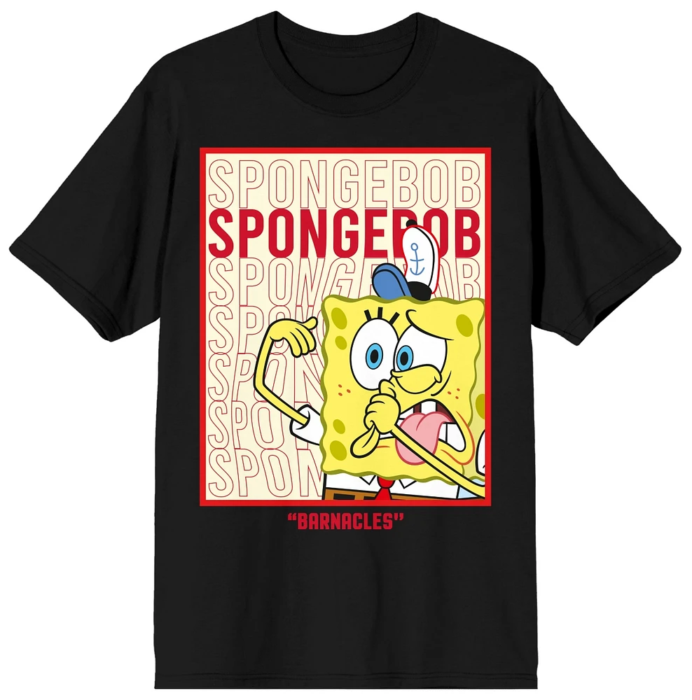 SpongeBob SquarePants Big & Tall The Barnacles Black