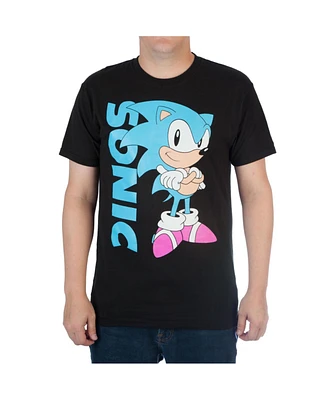 Sonic the Hedgehog Men's Sega Black T-Shirt-m