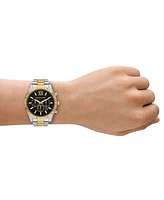 Michael Kors Men's Lexington Chronograph Two-Tone Stainless Steel Watch, 44mm