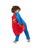 Dc Comics Justice League Zip Up Costume Coverall and Cape