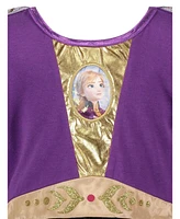 Disney Frozen Princess Anna Elsa Girls Gown and Headband Toddler to Big Kid