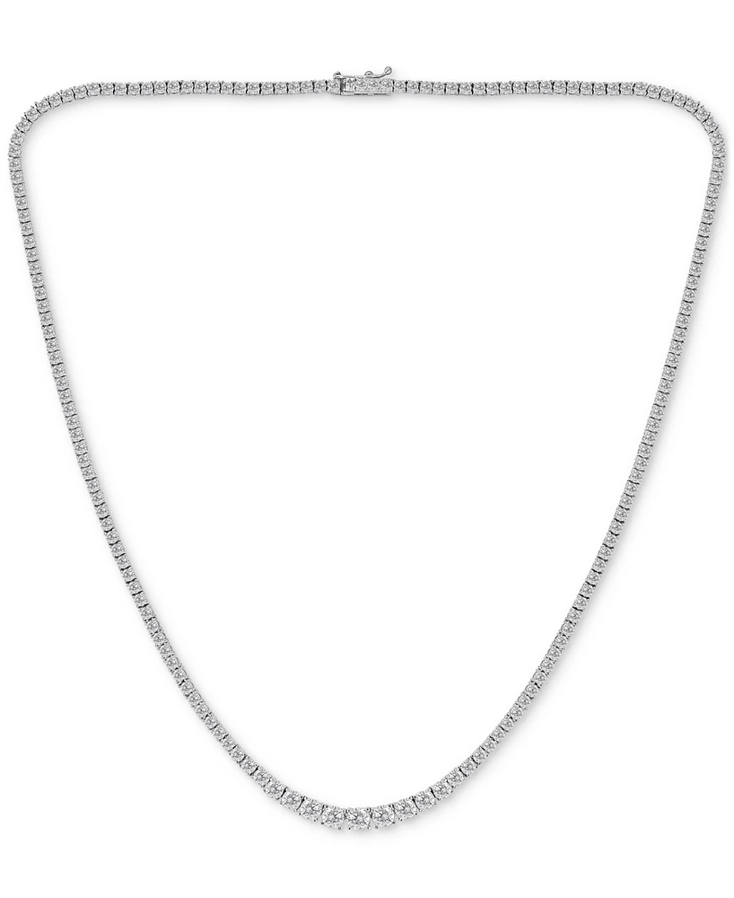 Diamond Tennis Necklace (8 ct. t.w.) in 14k White Gold